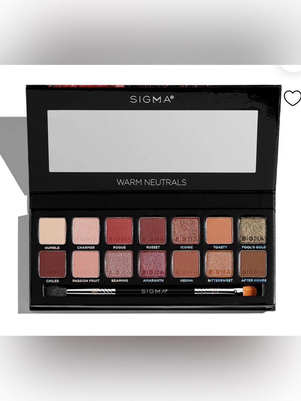 Sigma Beauty Warm Neutrals Eyeshadow Palette